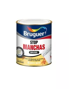 Pintura Bruguer 5056560 Sin Olor Antimanchas Blanco 750 ml Mate de Bruguer, Protectores para superficies - Ref: S7903619, Pre...