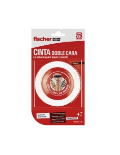 Nastro biadesivo Fischer 3 m x 19 mm Bianco da Fischer, Nastri adesivi - Ref: S7903999, Precio: €15.06, Descuento: %