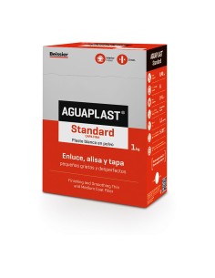 Massa em pó Aguaplast 70002-004 Standard Branco 1 kg de Aguaplast, Massas de enchimento - Ref: S7904043, Precio: 6,43 €, Desc...