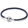 Bracelet Femme Pandora ROUND CLASP BLUE BRAIDED LEATHER BRACELET | Tienda24 - Global Online Shop Tienda24.eu