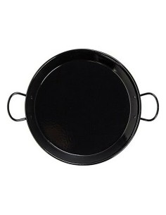 Paellera Quid Senia Negro Metal Acero | Tienda24 Tienda24.eu