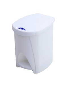 Waste bin 5five Baltik White (30 L) | Tienda24 Tienda24.eu