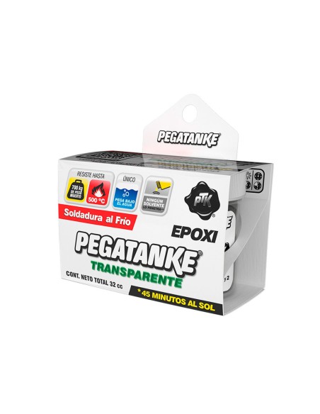 Soldagem a frio PEGATANKE Epoxi Transparente 32 ml | Tienda24 Tienda24.eu