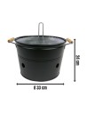 Barbecue Portatile Ø 32 cm da BigBuy BBQ, Barbecue portatili - Ref: S7904419, Precio: 39,81 €, Descuento: %