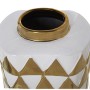 Vaso Alexandra House Living Bianco Dorato Ceramica 13 x 10 x 28 cm di Alexandra House Living, Vasi - Rif: D1620930, Prezzo: 6...