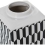 Vaso Alexandra House Living Bianco Nero Ceramica 11 x 11 x 23 cm di Alexandra House Living, Vasi - Rif: D1620931, Prezzo: 58,...