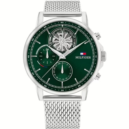 Men's Watch Tommy Hilfiger 1692157 Green Silver by Tommy Hilfiger, Wrist Watches - Ref: S72099945, Price: 189,01 €, Discount: %