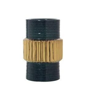 Vase Alexandra House Living Dark green Ceramic 16 x 16 x 23 cm by Alexandra House Living, Vases - Ref: D1620936, Price: 55,37...