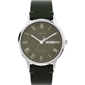 Relógio masculino Timex THE WATERBURY Verde (Ø 40 mm) de Timex, Relógios com braselete - Ref: S72100174, Preço: 121,18 €, Des...