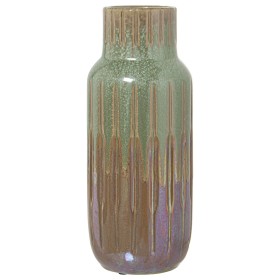 Vase Alexandra House Living Marron Vert Céramique 12 x 12 x 31 cm de Alexandra House Living, Vases - Réf : D1620941, Prix : 5...