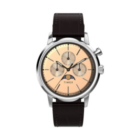 Montre Homme Timex MARLIN MOONPHASE Rose Or (Ø 40 mm) de Timex, Montres bracelet - Réf : S72100203, Prix : 146,87 €, Remise : %