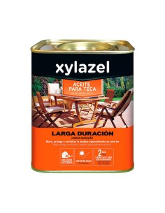 Aceite para teca Xylazel Larga duración Natural 750 ml Mate | Tienda24 Tienda24.eu