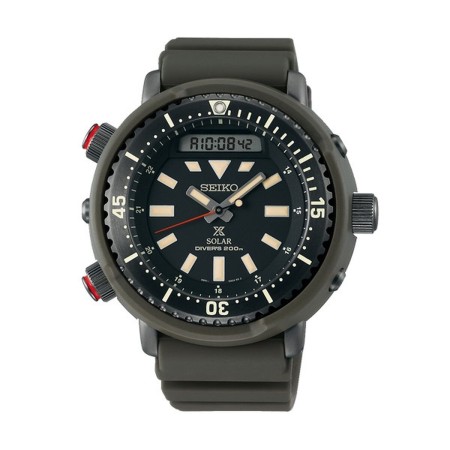 Reloj Hombre Seiko SNJ031P1 Negro Verde de Seiko, Relojes de pulsera - Ref: S72100600, Precio: 532,29 €, Descuento: %