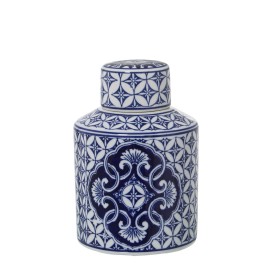 Tibor Alexandra House Living Blue White Ceramic 14 x 22 cm by Alexandra House Living, Vases - Ref: D1620956, Price: 49,22 €, ...