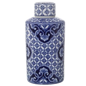 Vaso Alexandra House Living Azzurro Bianco Ceramica 15 x 30 cm di Alexandra House Living, Vasi - Rif: D1620957, Prezzo: 69,72...