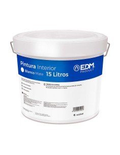 Pittura EDM Bianco 15 L da EDM, Pittura per pareti - Ref: S7905253, Precio: €28.35, Descuento: %