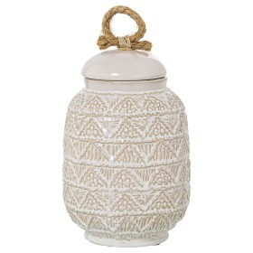 Potiche Alexandra House Living Blanc Céramique 13 x 13 cm de Alexandra House Living, Vases - Réf : D1620960, Prix : 49,22 €, ...