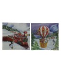 Painting Ornamental LED Christmas 38 x 38 cm | Tienda24 Tienda24.eu