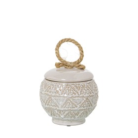 Potiche Alexandra House Living Blanc Céramique 16 x 24 cm de Alexandra House Living, Vases - Réf : D1620962, Prix : 68,69 €, ...