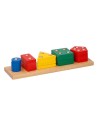 Building Blocks Game 20 Pieces 1,4 x 8,6 x 31 cm Wood | Tienda24 Tienda24.eu