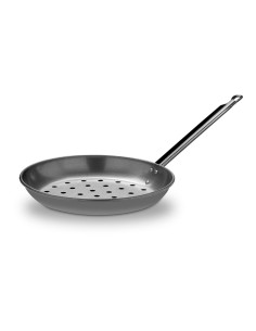 Pan for Roasting Chestnuts Vaello Polished Steel (Ø 28 cm) by Vaello, Griddle Pans - Ref: S7905768, Price: 8,12 €, Discount: %