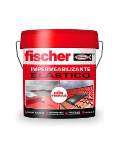 Impermeabilizante Fischer Elástico Rojo 15 L | Tienda24 Tienda24.eu