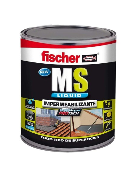 Impermeabilizante Fischer MS 534614 Líquido Blanco 1 kg | Tienda24 Tienda24.eu