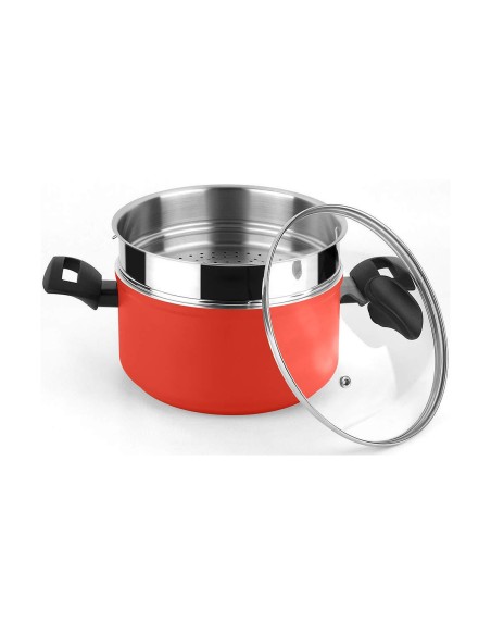 Casserole FAGOR Rouge Aluminium (Ø 20 cm) | Tienda24 Tienda24.eu