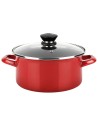 Casserole FAGOR Optimax Rouge Acier émaillé (Ø 18 x 10 cm) | Tienda24 Tienda24.eu