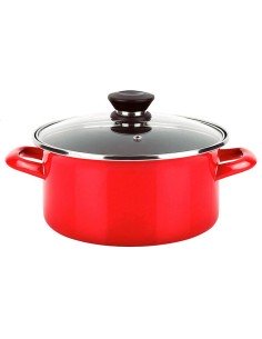 Casserole avec Couvercle en Verre Quid Ottawa Acier inoxydable | Tienda24 Tienda24.eu