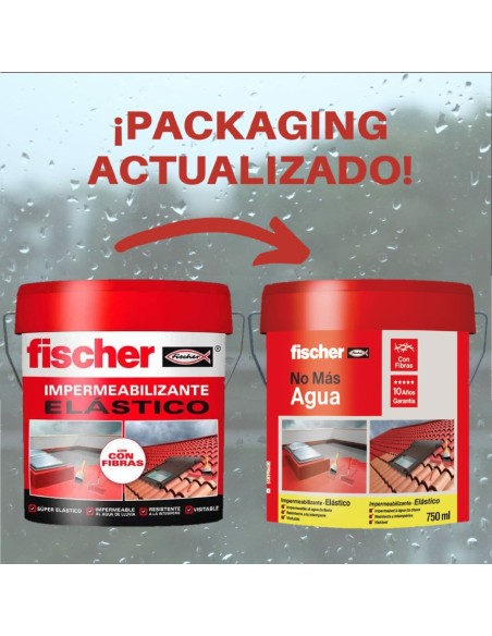 Impermeabilizante Fischer Ms Rojo 750 ml | Tienda24 Tienda24.eu