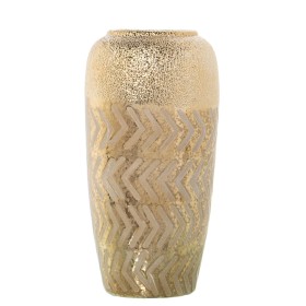 Vase Alexandra House Living Golden Ceramic 15 x 14 x 27 cm by Alexandra House Living, Vases - Ref: D1621022, Price: 46,13 €, ...