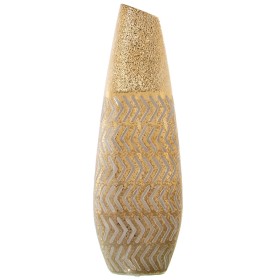 Vase Alexandra House Living Golden Ceramic 10 x 15 x 45 cm by Alexandra House Living, Vases - Ref: D1621024, Price: 55,37 €, ...