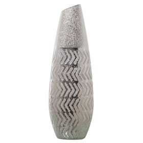 Vase Alexandra House Living Argenté Céramique 10 x 16 x 45 cm de Alexandra House Living, Vases - Réf : D1621030, Prix : 55,37...