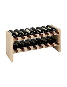 Bottle rack DKD Home Decor 27 x 16,5 x 25 cm Blue Turquoise MDF Wood (2 Units) | Tienda24 Tienda24.eu