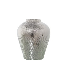 Vase Alexandra House Living Argenté Céramique 20 x 20 x 24 cm de Alexandra House Living, Vases - Réf : D1621032, Prix : 59,47...