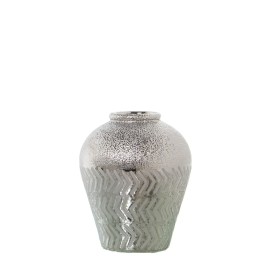 Vaso Alexandra House Living Argentato Ceramica 17 x 17 x 19 cm di Alexandra House Living, Vasi - Rif: D1621033, Prezzo: 26,03...