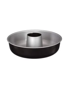 Oven Mould Quttin Doughnuts Carbon steel Black Ø 21 cm 21 x 5 cm (12 Units) | Tienda24 Tienda24.eu