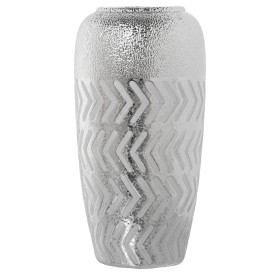 Vase Alexandra House Living Silver Ceramic 15 x 14 x 27 cm by Alexandra House Living, Vases - Ref: D1621060, Price: 46,13 €, ...