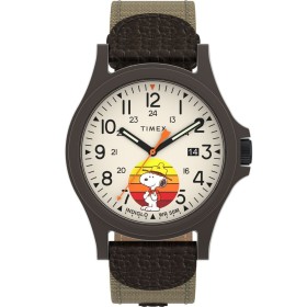 Relógio unissexo Timex Snoopy Beagle Scout (Ø 40 mm) de Timex, Relógios com braselete - Ref: S72101996, Preço: 97,96 €, Desco...