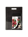 Cutting board 5five 2 Pieces Black polypropylene | Tienda24 Tienda24.eu