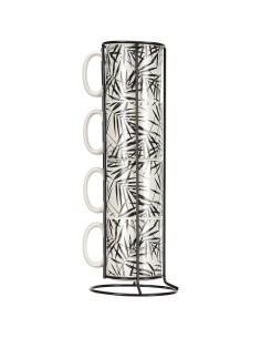 Piece Coffee Cup Set Quid Supreme Transparent Glass Steel 250 ml 3 Pieces | Tienda24 Tienda24.eu