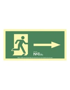 Sign Normaluz Evacuación flecha derecha PVC (32 x 16 cm) by Normaluz, Safety Signs - Ref: S7907513, Price: 9,64 €, Discount: %