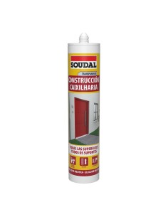 Silicone Soudal 115785 Costruzioni Trasparente 290 ml da Soudal, Silicone - Ref: S7907531, Precio: 7,34 €, Descuento: %