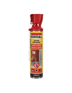 Espuma Soudal Poliuretano Tejado Gris 750 ml | Tienda24 Tienda24.eu