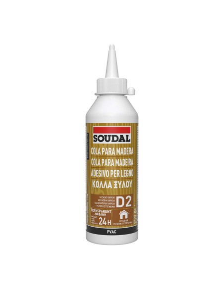 Sekundenkleber Soudal 117834 Holz Weiß 250 g | Tienda24 Tienda24.eu