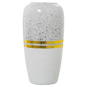 Vaso Alexandra House Living Branco Prateado Cerâmica 15 x 30 cm de Alexandra House Living, Jarrões - Ref: D1621095, Preço: 24...