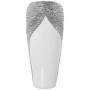 Vase Alexandra House Living Weiß Champagne aus Keramik Brillant 18 x 17 x 37 cm von Alexandra House Living, Vasen - Ref: D162...