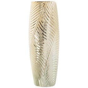 Vase Alexandra House Living Golden Ceramic 14 x 15 x 36 cm by Alexandra House Living, Vases - Ref: D1621117, Price: 55,38 €, ...