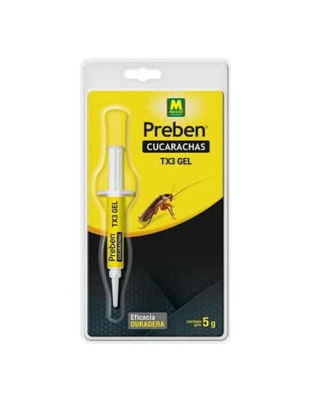 Insecticde Massó Gel Disposable syringe Cockroaches | Tienda24 Tienda24.eu